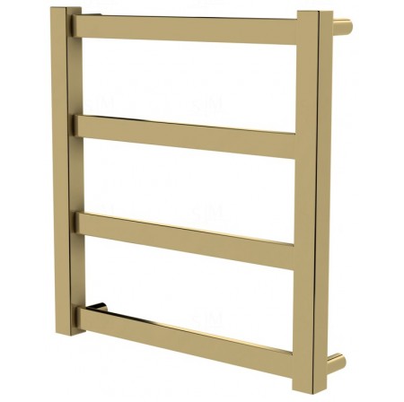 Золота сушарка для рушників Extra 4 драбинка 450x430, gold