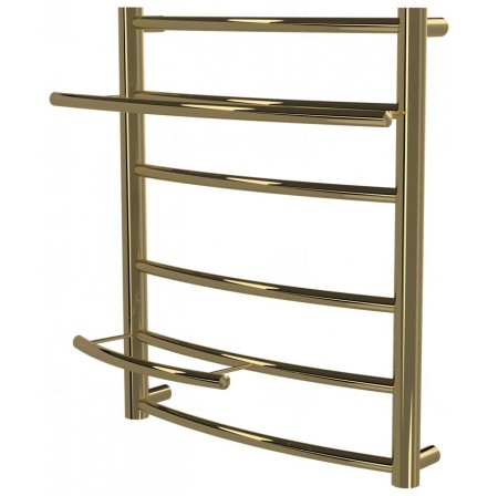 Золота рушникосушка Safo 6 драбинка 500x432, gold