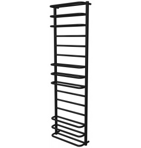 Чорна рушникосушилка Comfort 15 RAL9005 драбинка 1550x482, black