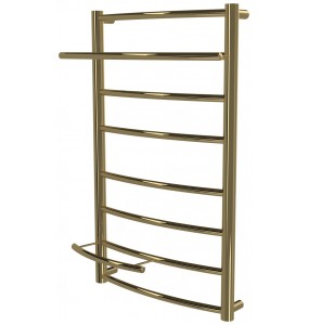 Золота рушникосушка Safo 8 драбинка 700x432, gold