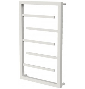 Біла рушникосушка Prestige 5 RAL9016 драбинка 650x480, white