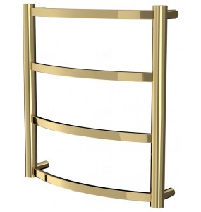 Золота рушникосушка Elite 4 драбинка 450x432, gold