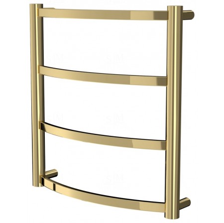 Золота рушникосушка Elite 4 драбинка 450x432, gold