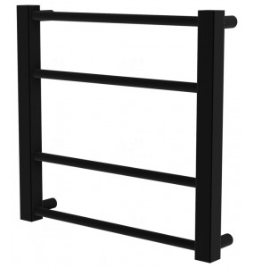 Чорна сушарка для рушників Sonnet 4 RAL9005 драбинка 400x430, black