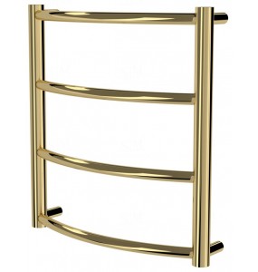 Золота рушникосушка Classic 4 драбинка 450x432, gold
