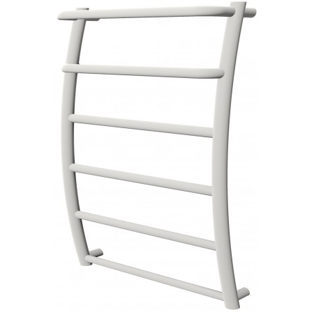 Біла рушникосушка Breeze 6-2 RAL9016 драбинка 650x482, white