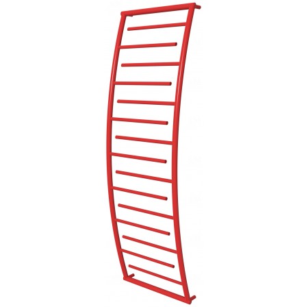 Червона рушникосушка Atlantica 15 RAL3020 драбинка 1650x532, red