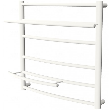 Біла сушка для рушників Safo 6 RAL9016 драбинка 500x532, white