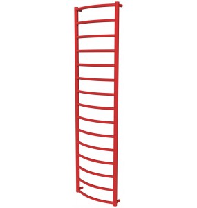 Червона сушарка для рушників Classic 15 RAL3020 драбинка 1550x432, red