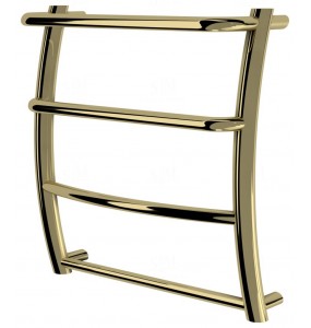Золота рушникосушилка Breeze 4 драбинка 450x432, gold
