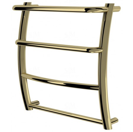 Золота рушникосушилка Breeze 4 драбинка 450x432, gold
