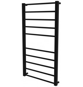 Чорна сушарка для рушників Sonnet 10 RAL9005 драбинка 950x530, black