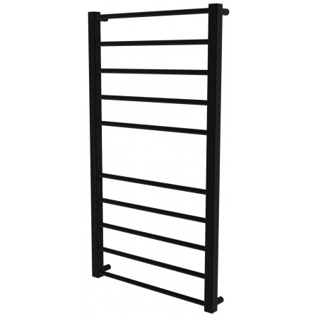 Чорна сушарка для рушників Sonnet 10 RAL9005 драбинка 950x530, black