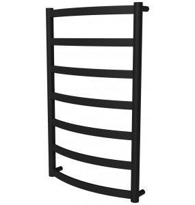 Рушникосушилка Maxima 7 чорна RAL9005 драбинка 750x482, black