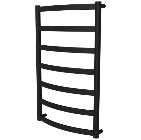 Рушникосушилка Maxima 7 чорна RAL9005 драбинка 750x482, black