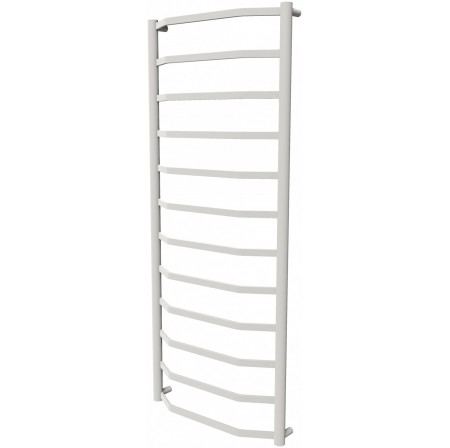 Біла сушарка для рушників Luxe 12 RAL9016 драбинка 1250x532, white