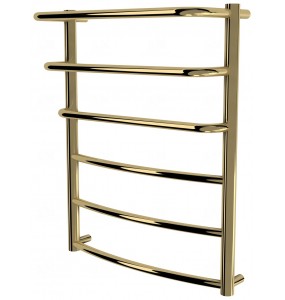 Золота сушарка для рушників Grosse 6 драбинка 650x532, gold
