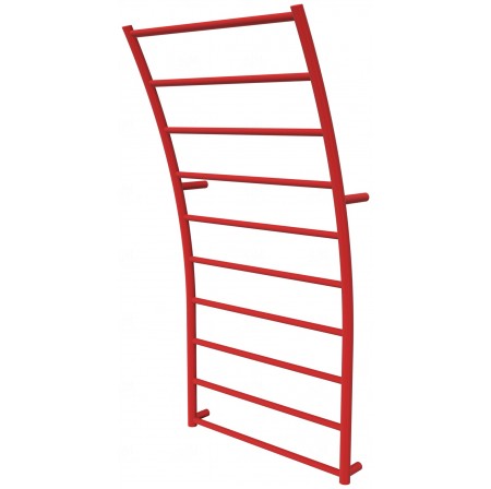 Рушникосушка Wave 10 червона RAL3020 драбинка 1040x525, red