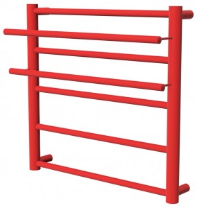 Сушарка для рушників Elegant 5 червона RAL3020 драбинка 550x482, red