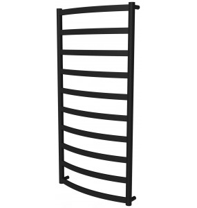 Рушникосушка Maxima 10 чорна RAL9005 драбинка 1050x532, black