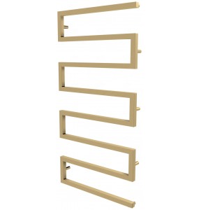 Золота рушникосушка Ultra 7 змійка 1230x600, gold