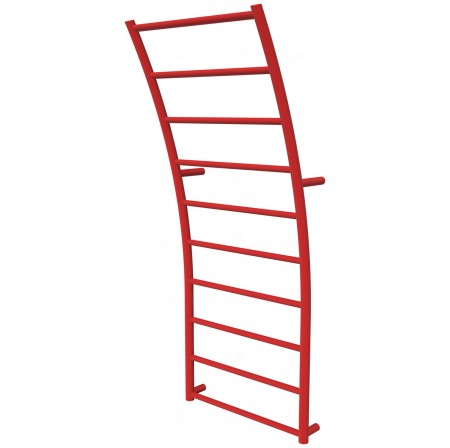 Рушникосушка Wave 10 червона RAL3020 драбинка 1040x425, red