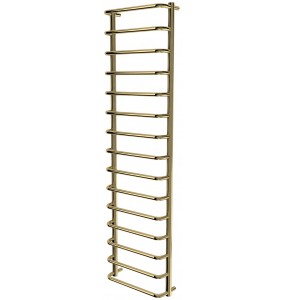 Золота рушникосушилка Modern 15 драбинка 1550x432, gold