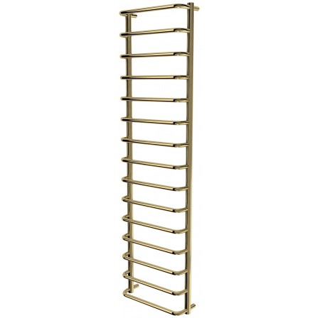 Золота рушникосушилка Modern 15 драбинка 1550x432, gold