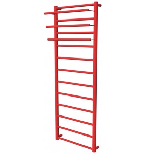 Рушникосушилка Elegant 12 червона RAL3020 драбинка 1250x432, red