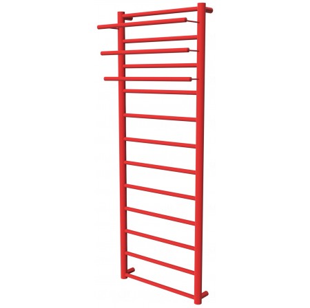 Рушникосушилка Elegant 12 червона RAL3020 драбинка 1250x432, red
