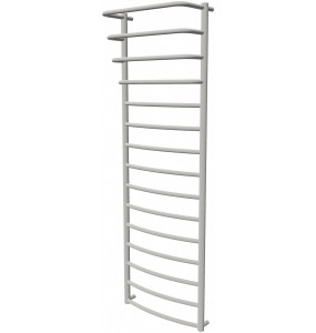 Біла рушникосушка Grosse 15 RAL9016 драбинка 1550x532, white