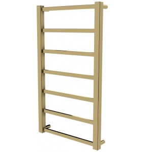 Золота рушникосушка Quatro 7 драбинка 750x430, gold