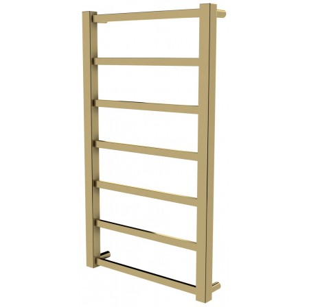 Золота рушникосушка Quatro 7 драбинка 750x430, gold