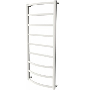 Біла рушникосушка Elite 9 RAL9016 драбинка 950x432, white