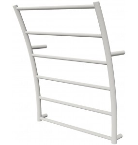 Біла сушарка для рушників Wave 6 RAL9016 драбинка 640x525, white