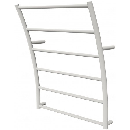 Біла сушарка для рушників Wave 6 RAL9016 драбинка 640x525, white