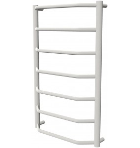 Біла рушникосушилка Standart 7 RAL9016 драбинка 750x482, white