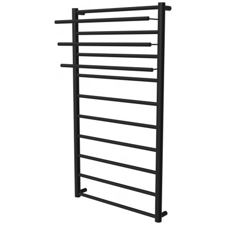 Рушникосушка Elegant 10 чорна RAL9005 драбинка 1050x532, black