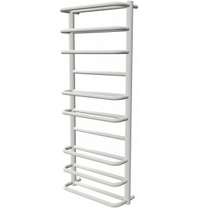 Біла сушарка для рушників Comfort 10-8 RAL9016 драбинка 1050x432, white