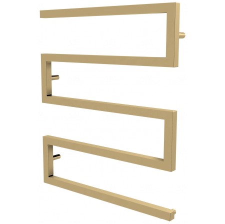 Золота рушникосушка Ultra 4 змійка 730x600, gold