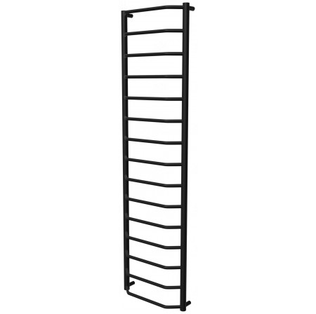 Сушарка для рушників Standart 15 чорна RAL9005 драбинка 1550x432, black