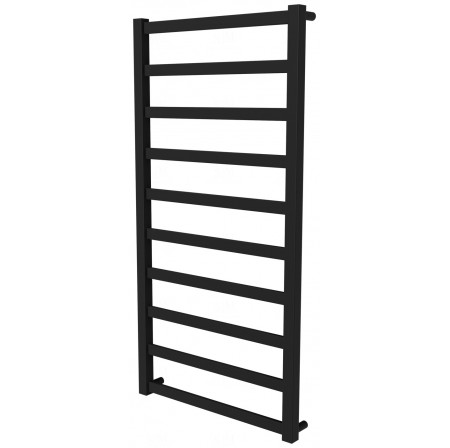 Чорна рушникосушка Extra 10 RAL9005 драбинка 1050x530, black