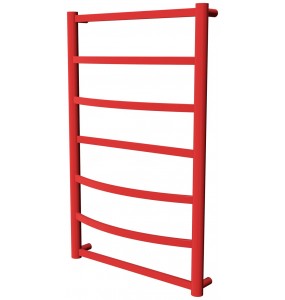 Червона рушникосушилка Elite 7 RAL3020 драбинка 750x482, red