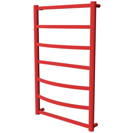 Червона рушникосушилка Elite 7 RAL3020 драбинка 750x482, red