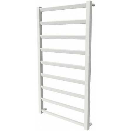 Біла рушникосушилка Slide 9 RAL9016 драбинка 950x530, white