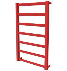 Рушникосушка Slide 7 червона RAL3020 драбинка 750x480, red