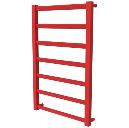 Рушникосушка Slide 7 червона RAL3020 драбинка 750x480, red