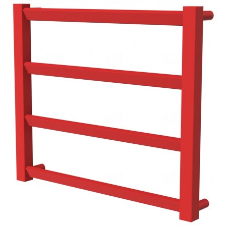 Рушникосушка Slide 4 червона RAL3020 драбинка 450x530, red