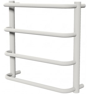 Сушарка для рушників Modern 4 біла RAL9016 драбинка 450x482, white