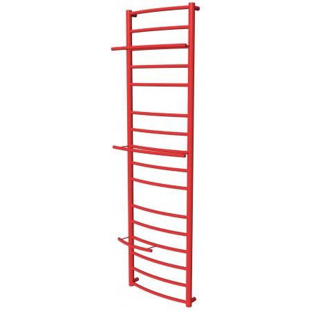 Рушникосушилка Safo 16 червона RAL3020 драбинка 1500x432, red